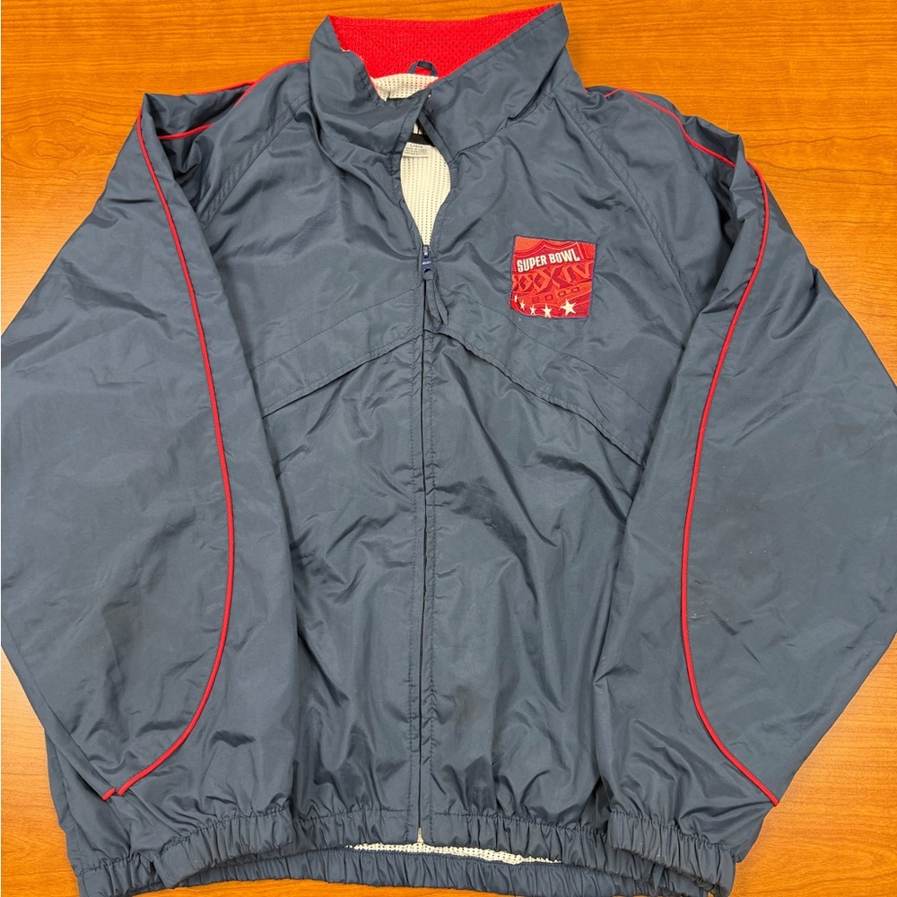 Puma Super Bowl XXXIV Jacket - Dark Gray with Red Accents
